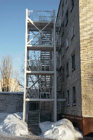 Изготовление и монтаж пожарных лестниц